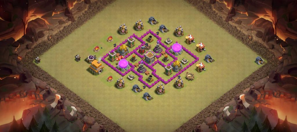 best farming base design for town hall 6 with link