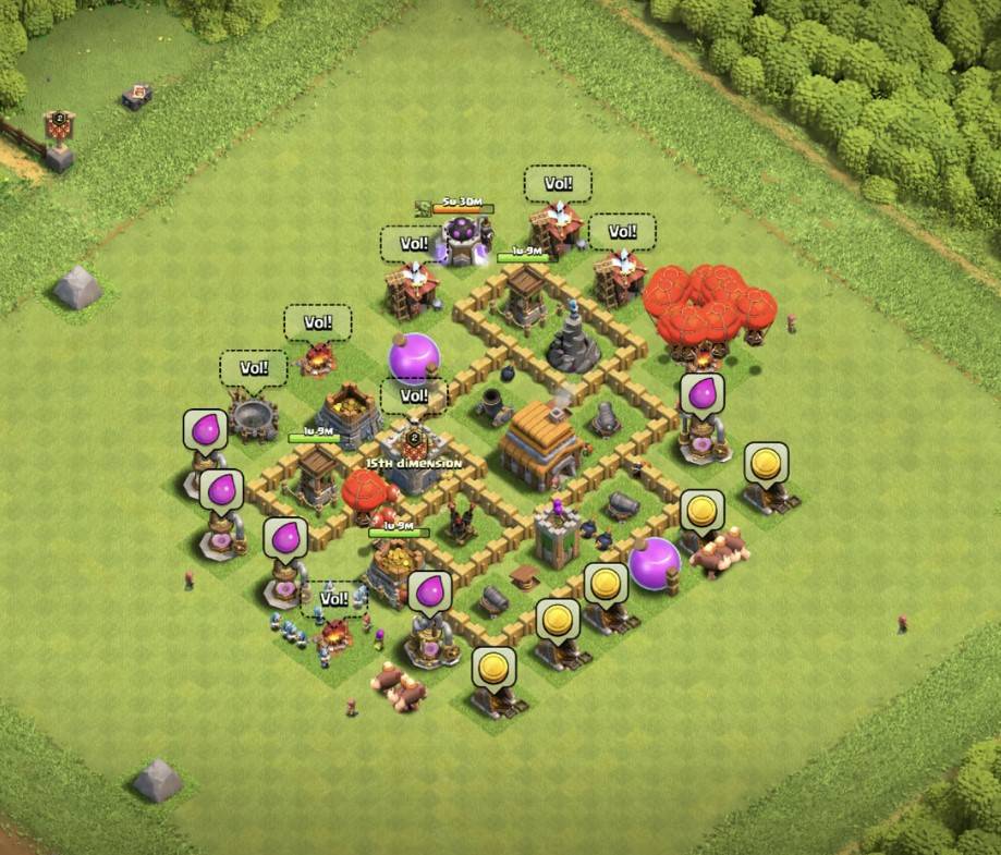 centralized town hall 5 trophy design link
