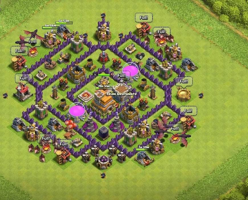 clash of clans th7 base 2023