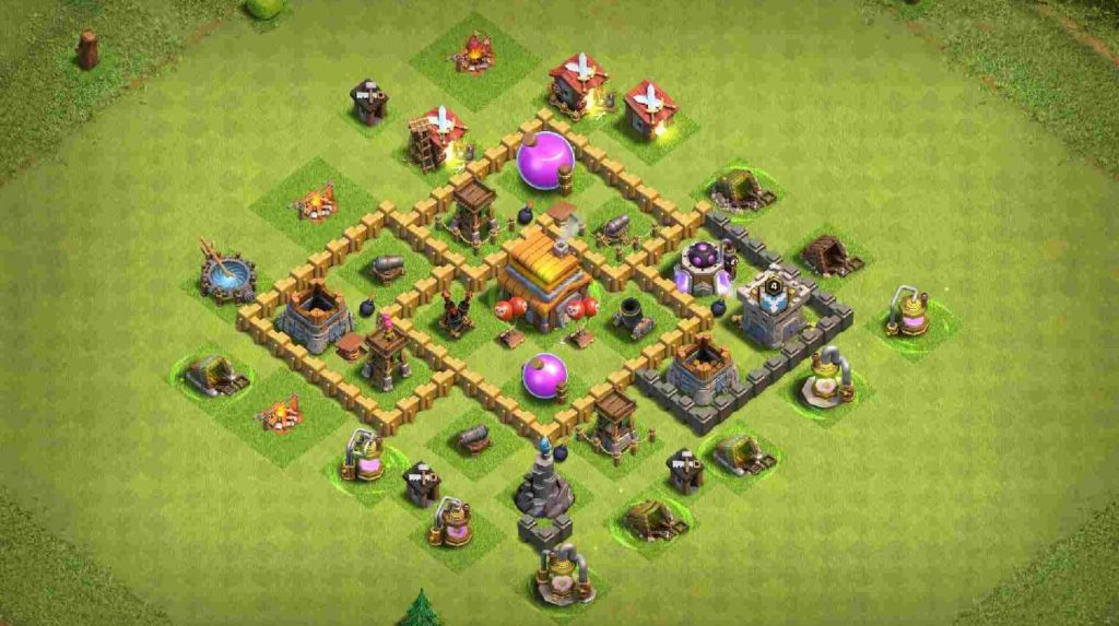 clash of clans town hall 5 base link