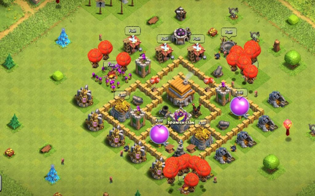 clash of clans town hall 5 trophy layout copy link