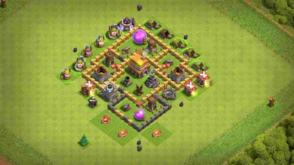 coc th5 trophy base link anti everything