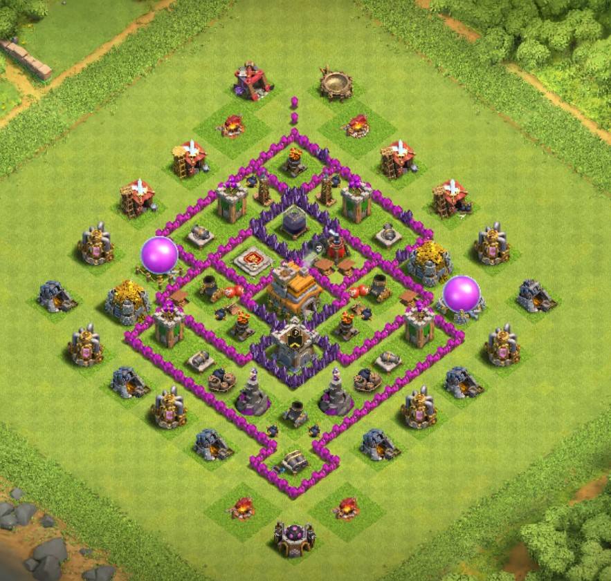 coc th7 new base
