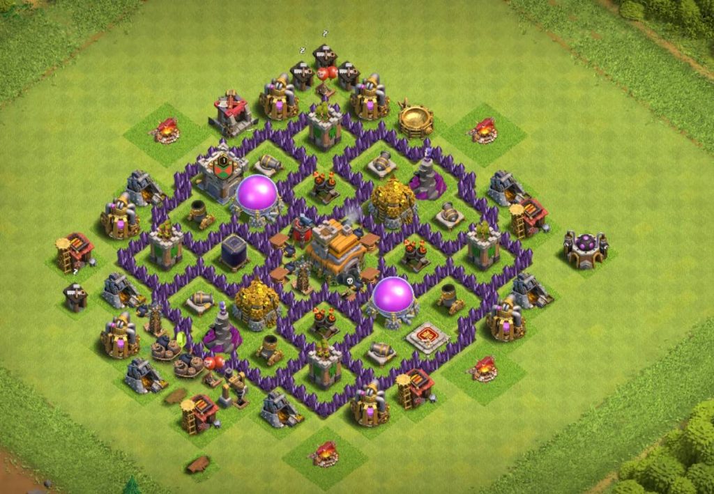 coc town hall 7 hybrid layout design link download
