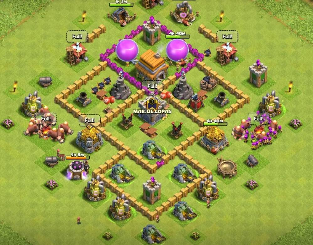 exceptional town hall 6 base anti 2 star