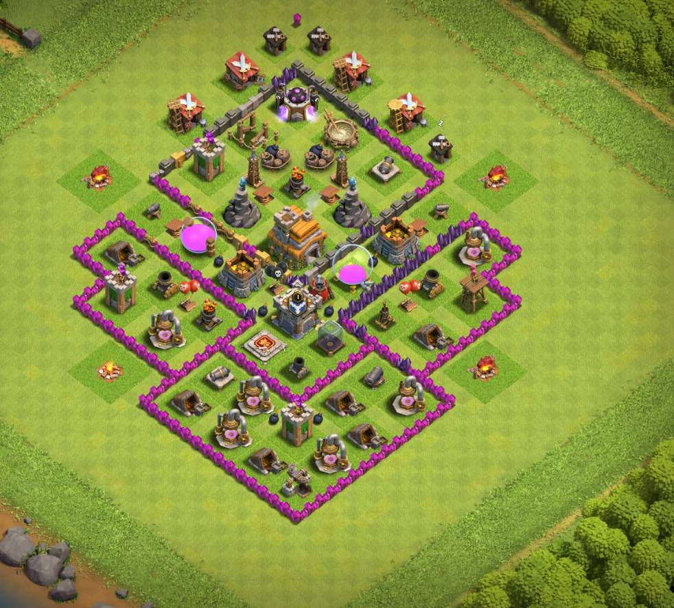 new best th7 base layout 2023