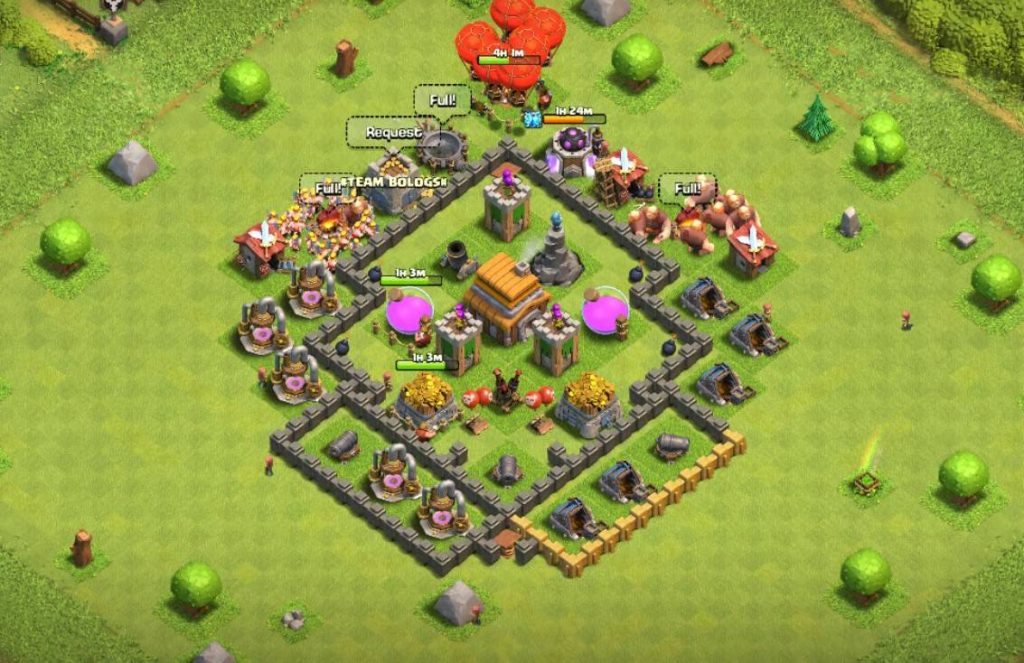 spread out th5 war base attack strategy
