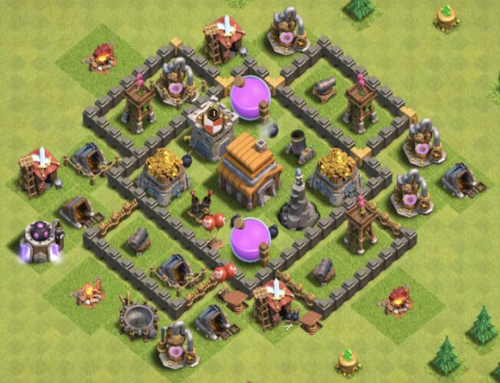 th5 trophy base clash of clans