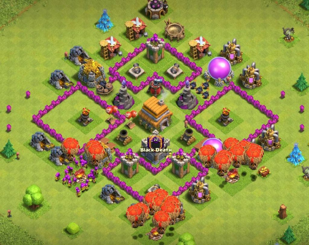 th6 base 6 star attack strategy