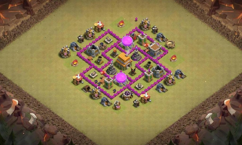 th6 trophy base anti all troops
