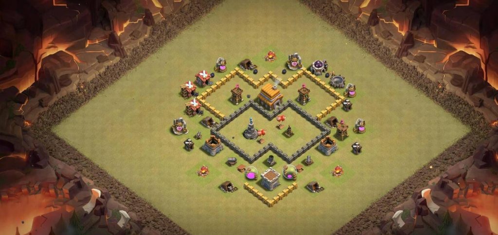 the best town hall 5 war base