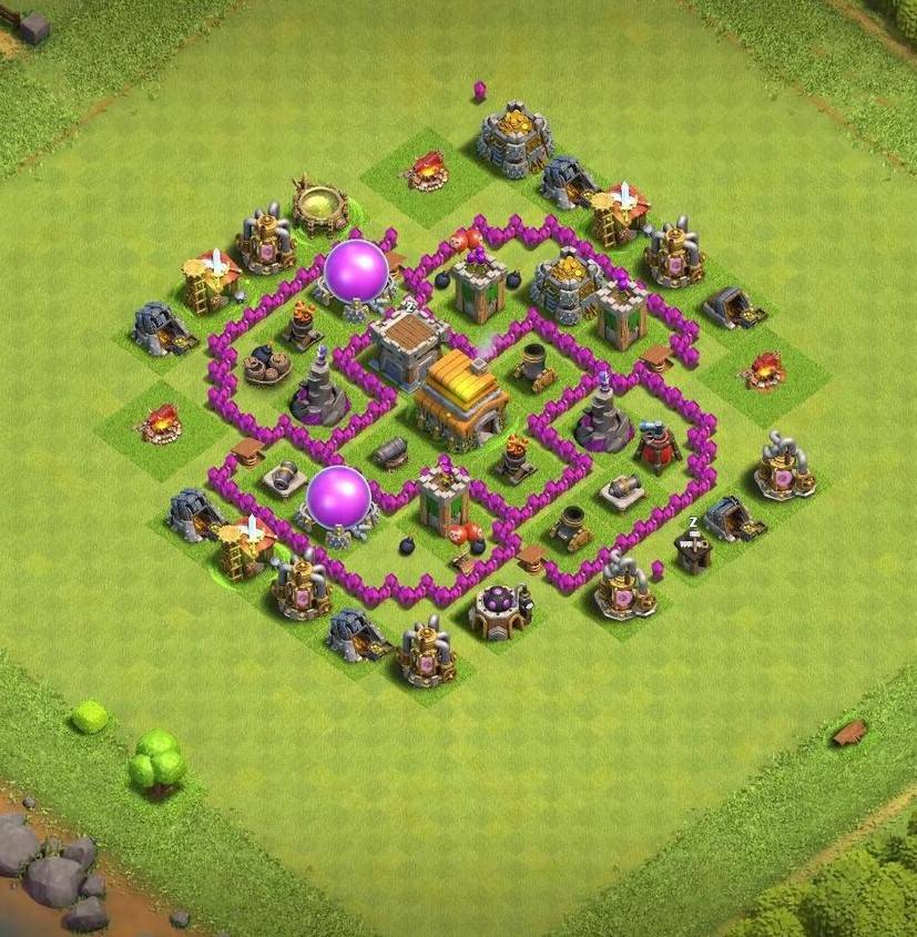 the best town hall 6 trophy base