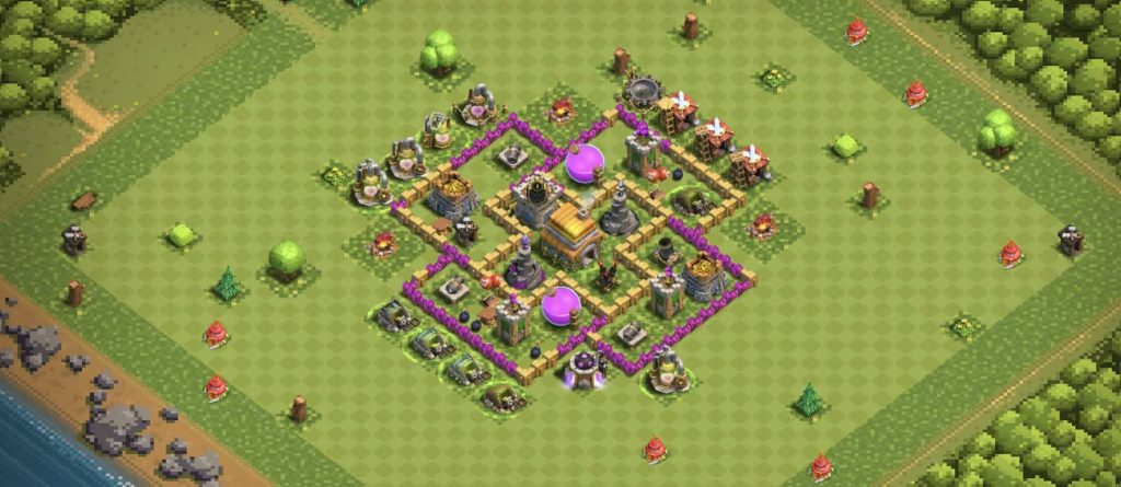 town hall 6 farming base layout link