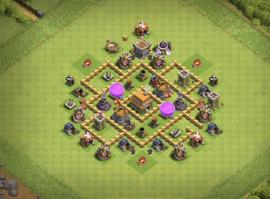 town hall 6 trophy base layout link