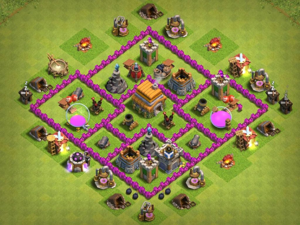trophy pushing town hall 6 base copy