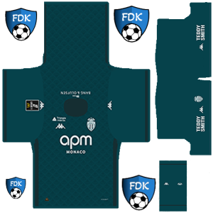 AS Monaco PLS Kit 2025 Away