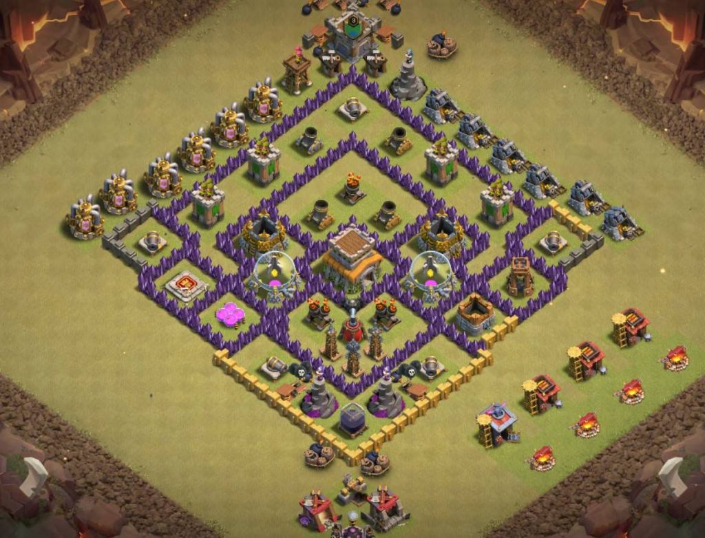 Clash of Clans Town Hall 8 Hybrid Layout