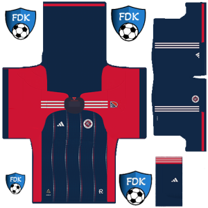 New England Revolution Pro League Soccer Kits