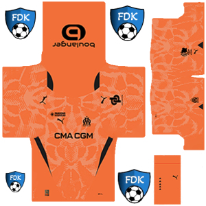 Olympique Marseille PLS Kit 2025 GK Away