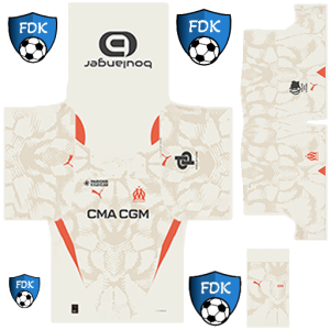 Olympique Marseille PLS Kit 2025 GK Home