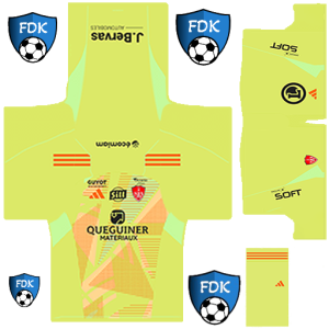 Stade Brestois PLS Kit 2025 GK Home