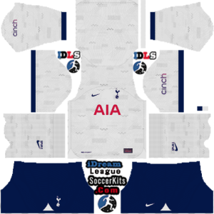 Tottenham Hotspur fc dls kit 2024 home