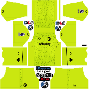 Wolverhampton Wanderers dls kit 2024 gk away