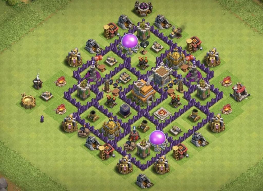 clash of clans th7 base anti everything