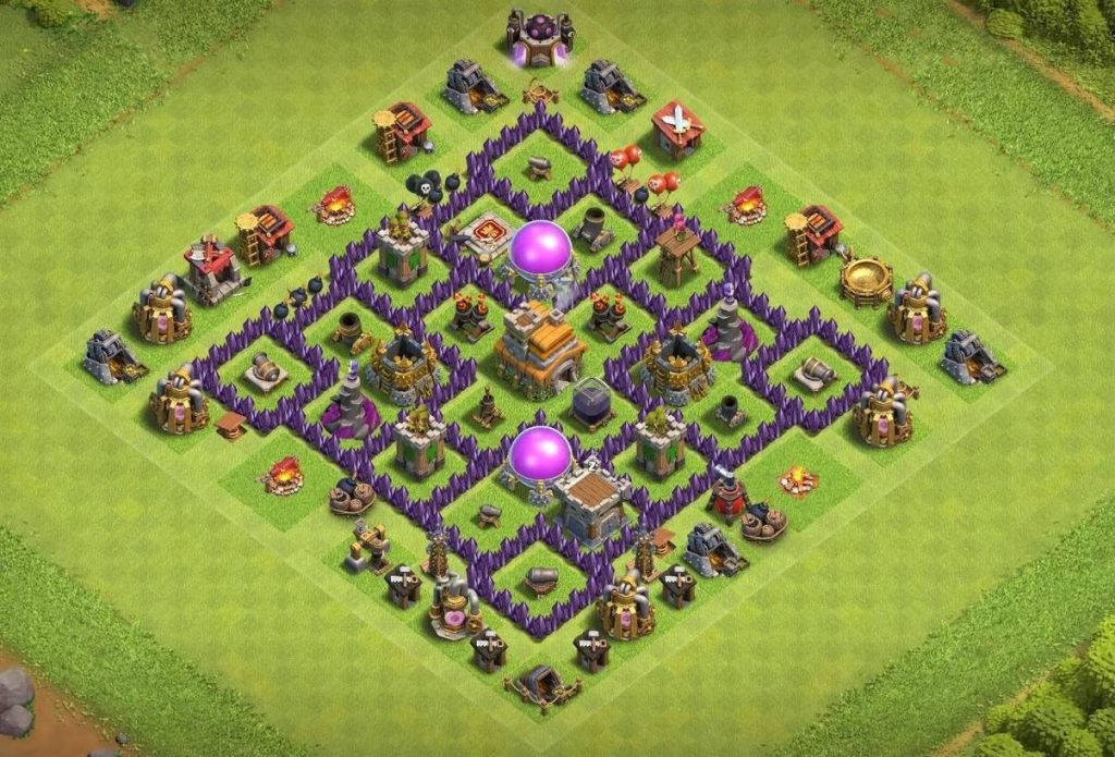 clash of clans th7 base copy link
