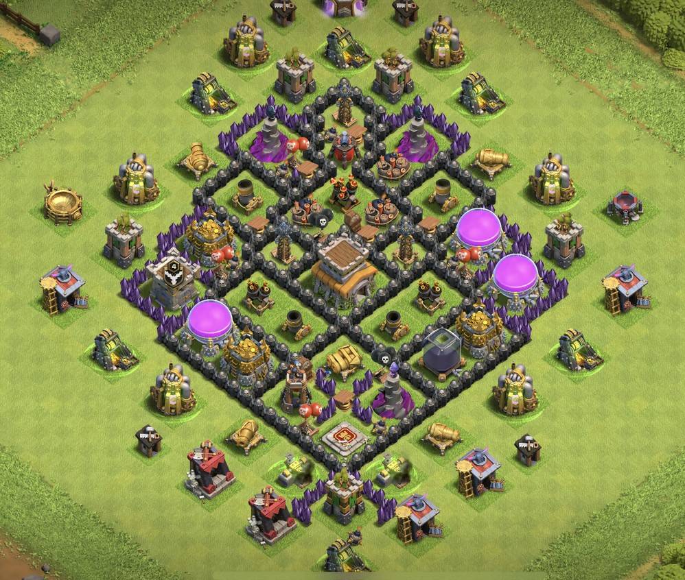 clash of clans th8 map link