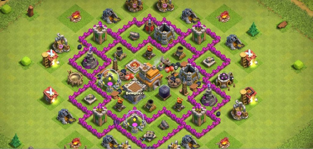 clash of clans town hall 7 trophy base link