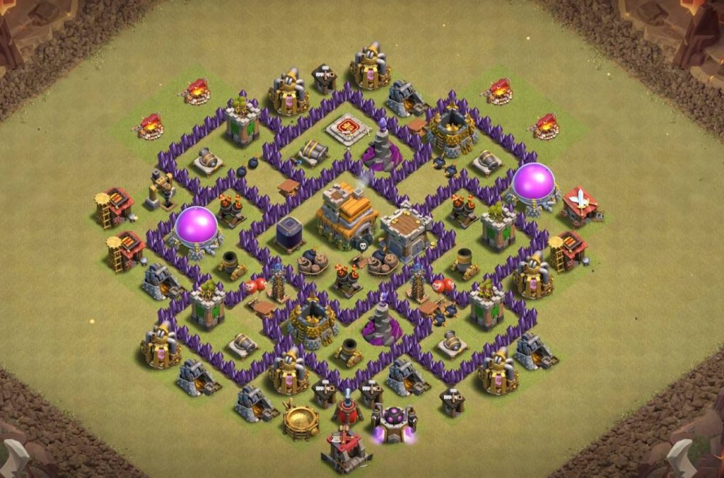 clash of clans trophy town hall 7 base link