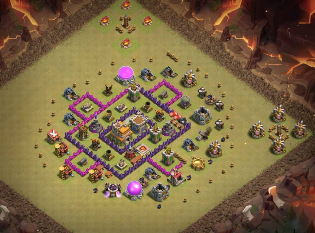 coc th7 trophy base 2023 anti everything