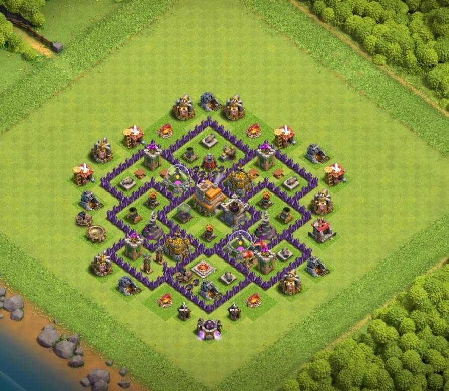 coc trophy town hall 7 base link anti everything