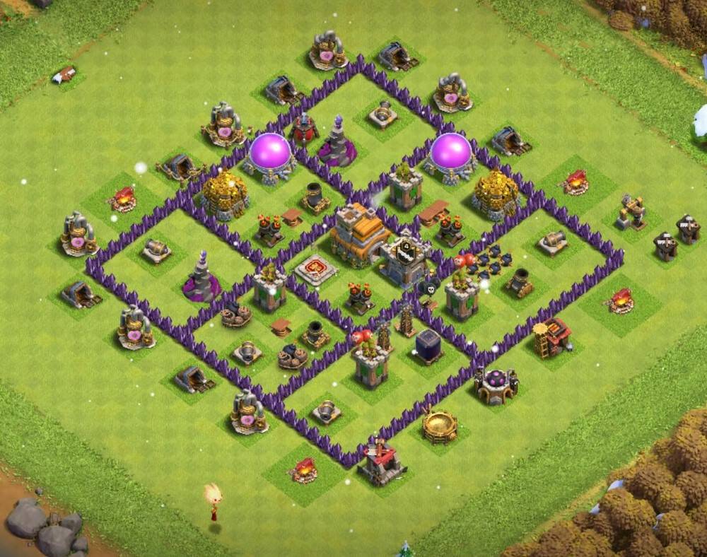 new best th7 trophy base layout 2023