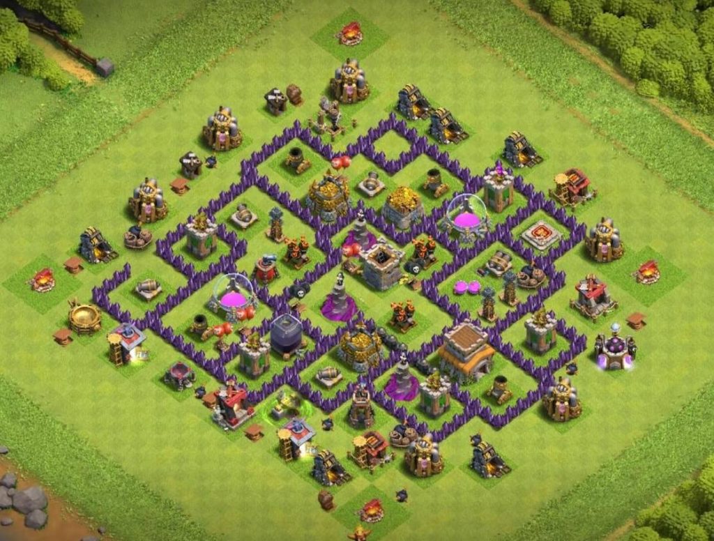th8 base anti air and ground