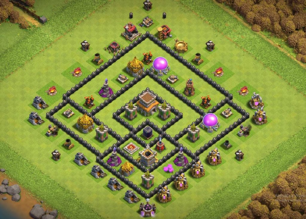 th8 base clash of clans