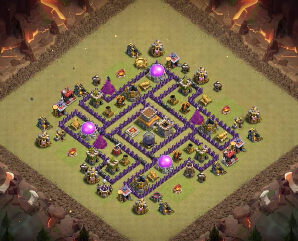 th8 farming base anti 3 star