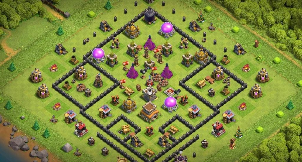 town hall 8 base layout link