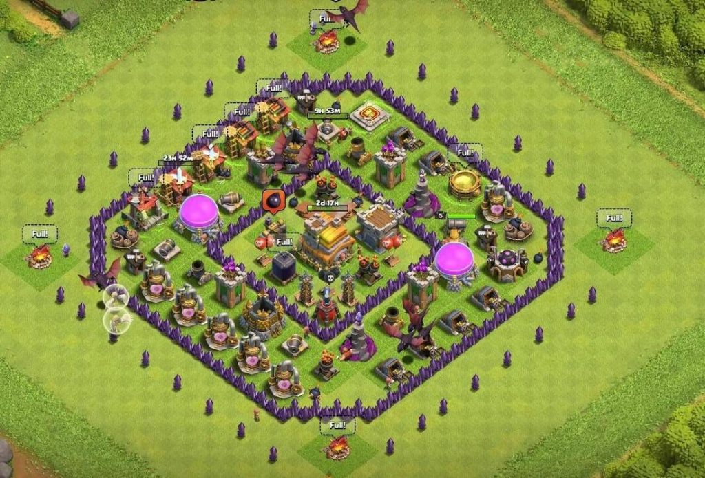 trophy pushing town hall 7 base copy link