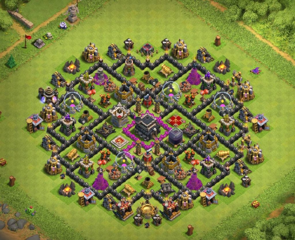 best town hall 9 hybrid base with link