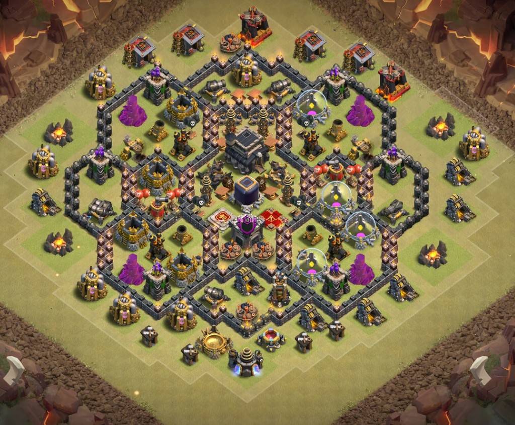 best town hall 9 trophy base layout copy link