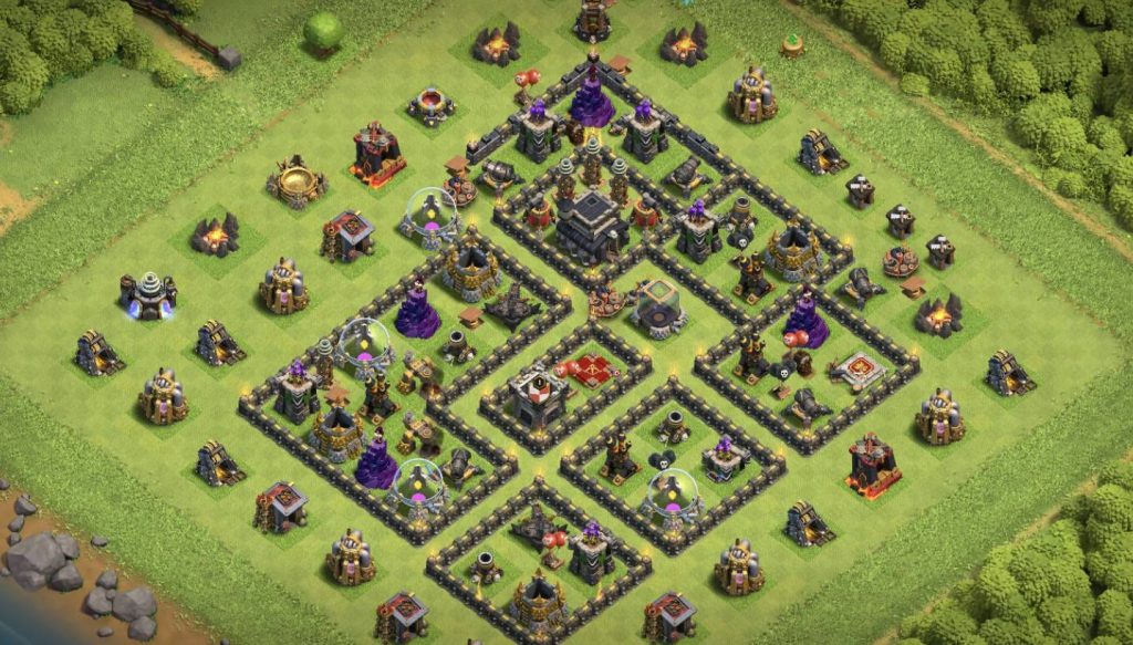 clash of clans th9 base copy link