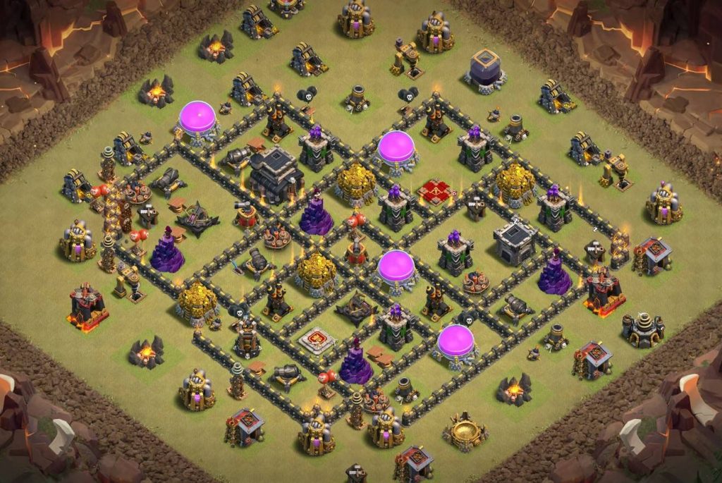 clash of clans town hall 9 base link