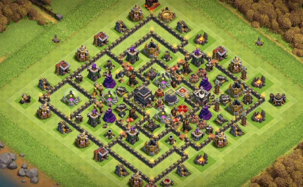 coc farming town hall 9 layout with download link