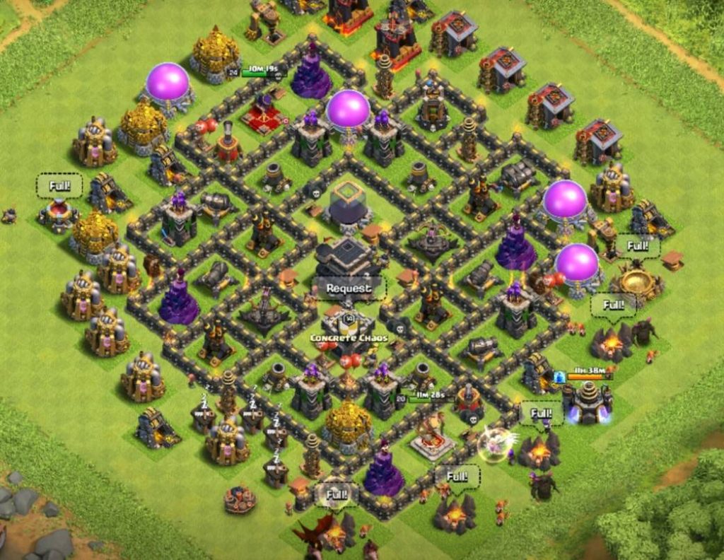 coc th9 new trophy base