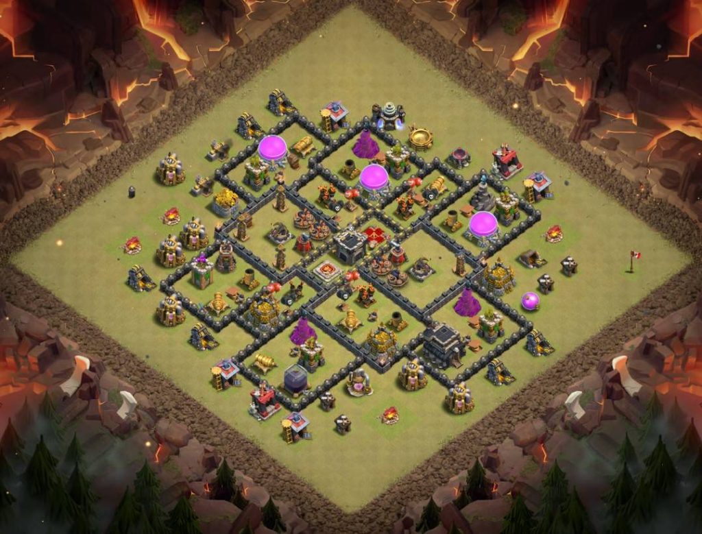 coc th9 village links for clan league