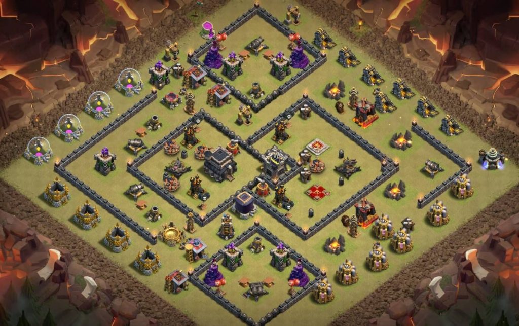 coc trophy town hall 9 base link