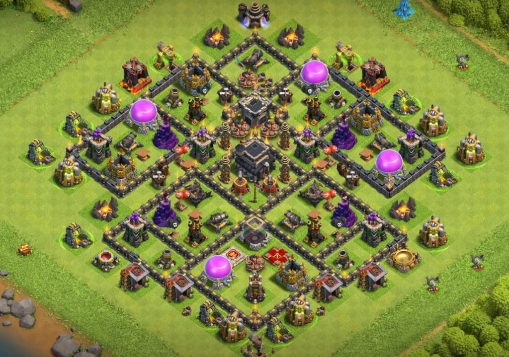 elixir and gold protection layout town hall 9