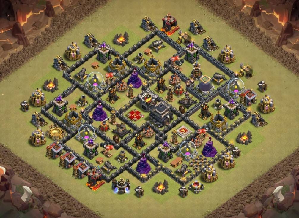 good town hall 9 trophy base link